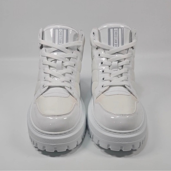 Dior White High-Top Sneakers